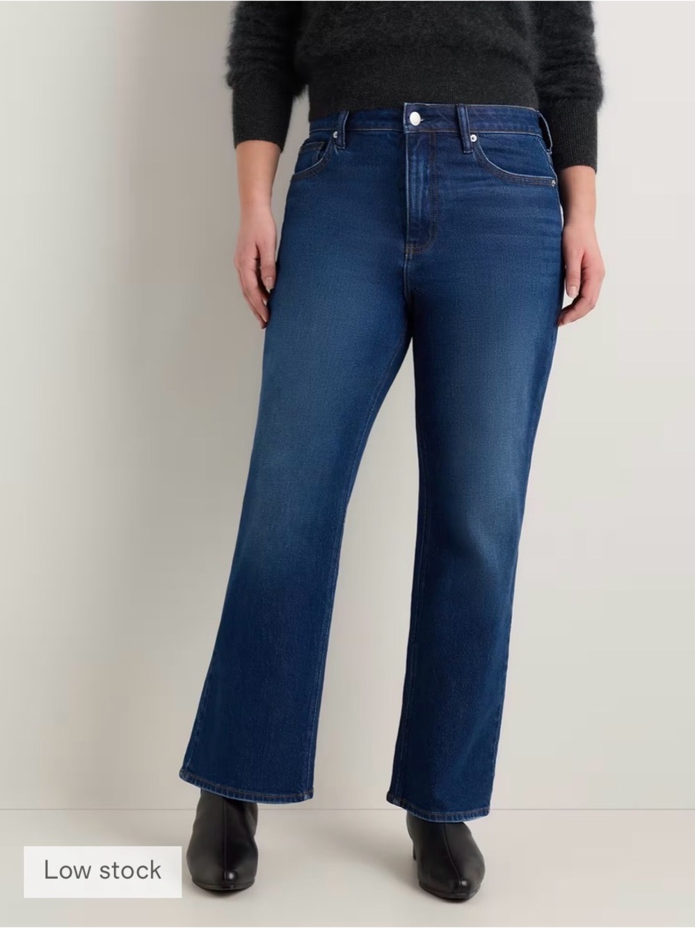 Curvy Bella Stretch Relaxed Straight Jeans